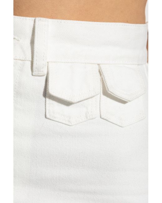 Chloé White Jeans With Flared Legs