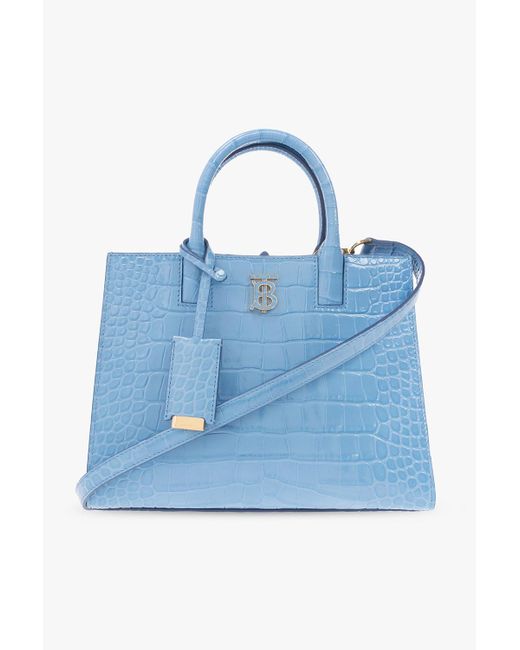Burberry Blue 'frances Mini' Shoulder Bag