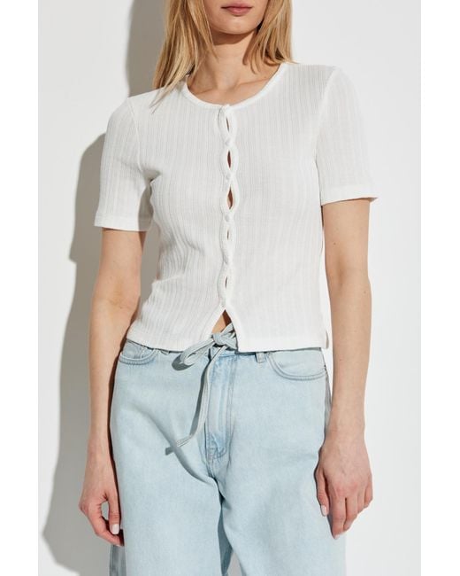 Samsøe & Samsøe White Top Sajuni
