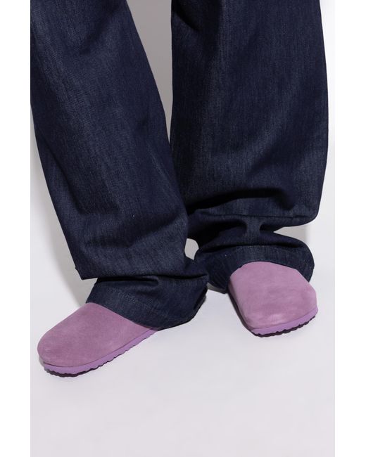 Birkenstock Purple "Tokio Ii Suede" Shoes for men