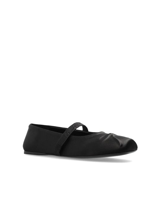 Marni Black Ballet Flats With A Bow