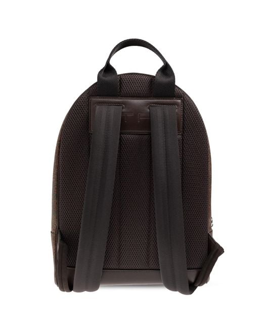 Etro Brown Backpack With Logo for men