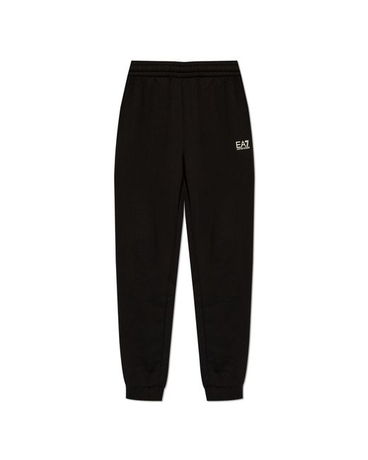 EA7 Black Sweatpants for men