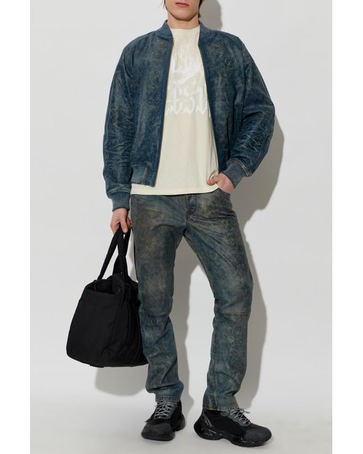 DIESEL Blue Jacket 'L-Cobb' for men