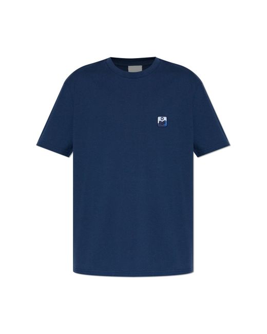 Isabel Marant Blue T-Shirt "Hugo" for men