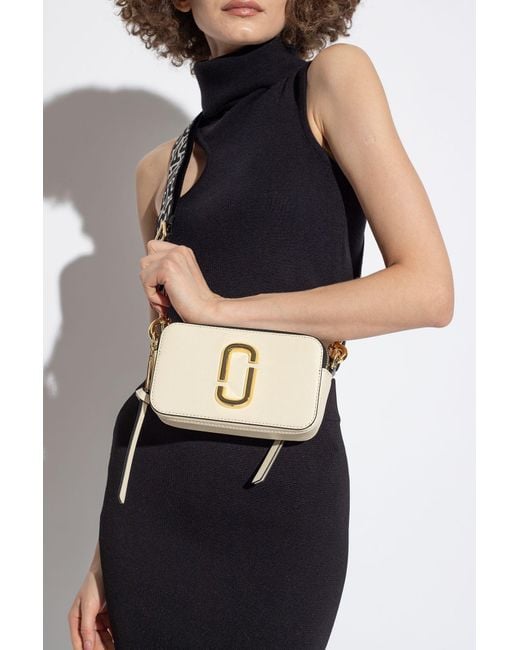 Marc Jacobs 'the Snapshot' Shoulder Bag in Natural Lyst