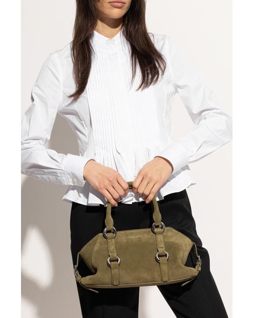 McQueen Green 'Farringdon Small' Handheld Bag