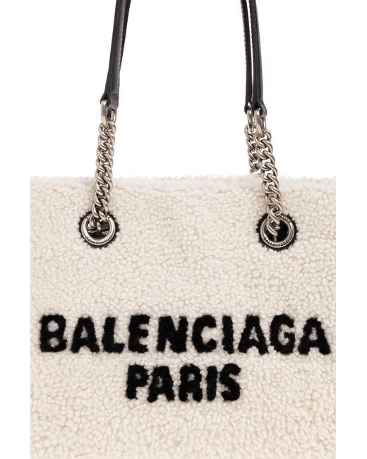 Balenciaga White 'duty Free Small' Shoulder Bag,