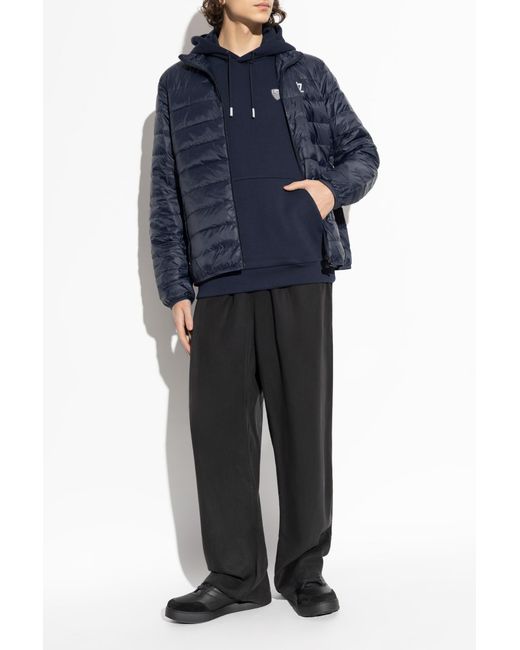 EA7 Blue Hoodie for men