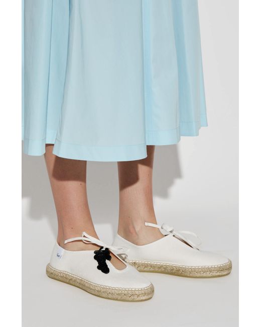 KENZO Blue Espadrilles With Logo