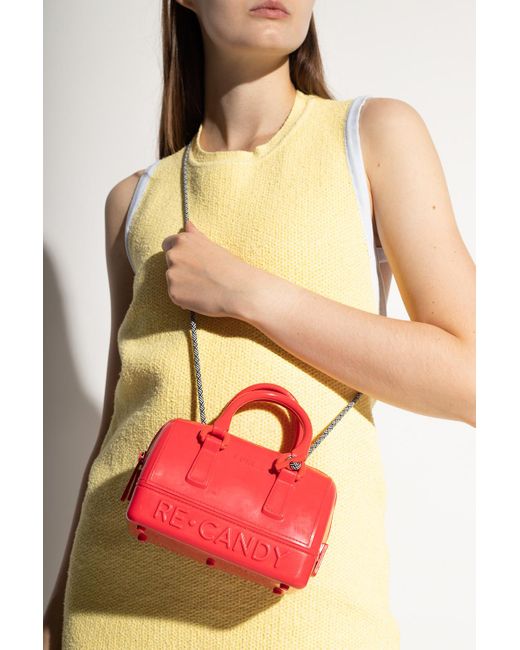 Furla 'candy Boston Mini' Shoulder Bag in Red Lyst Canada