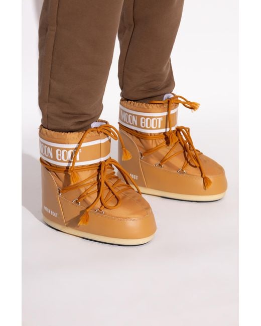 Moon Boot Brown Snow Boots 'Icon Low Nylon'