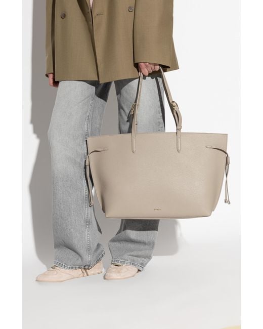 Furla Natural Ava Large Shopper Bag
