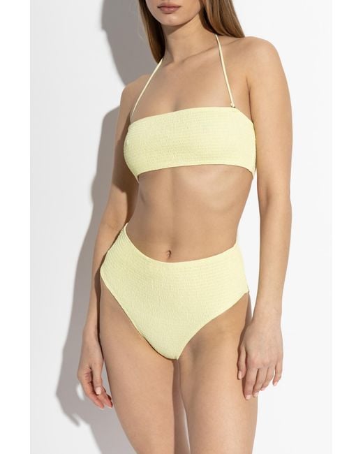 Tory Burch Yellow Swimsuit Top
