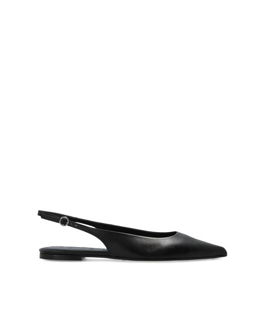 Aeyde White 'Annora' Leather Shoes