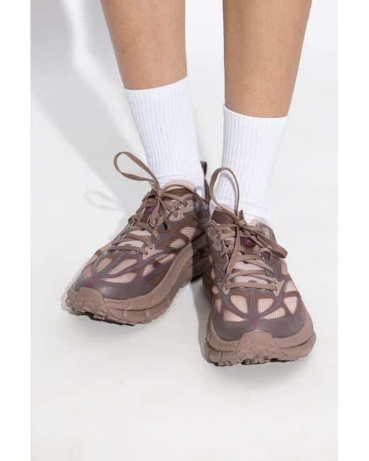 Hoka One One Brown 'Mafate Speed 4 Lite' Sports Shoes