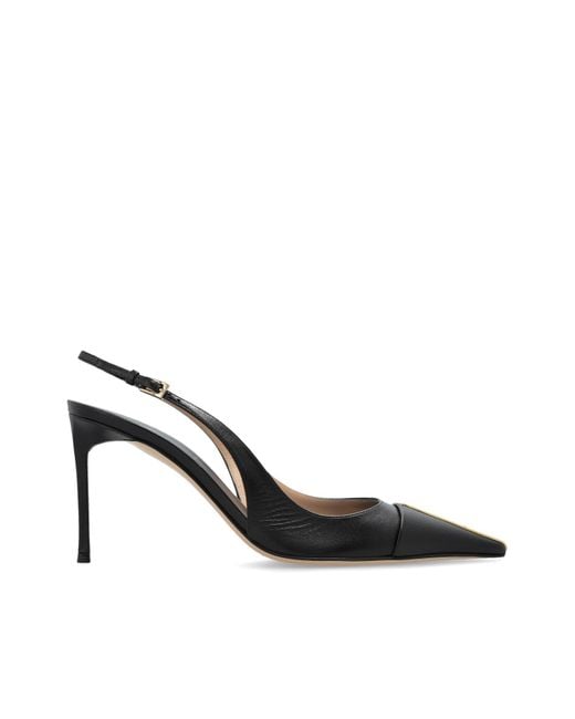 Tom Ford Black Leather Heeled Shoes