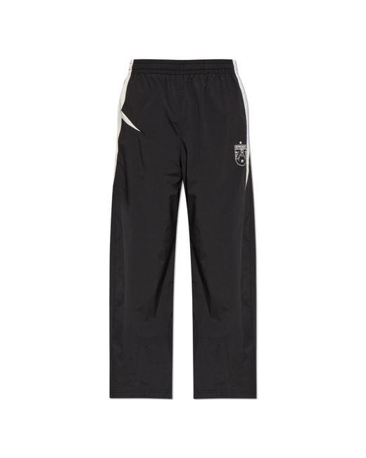 Represent Black Sweatpants With Logo for men