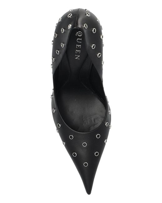 McQueen Black "Skull" Stilettos