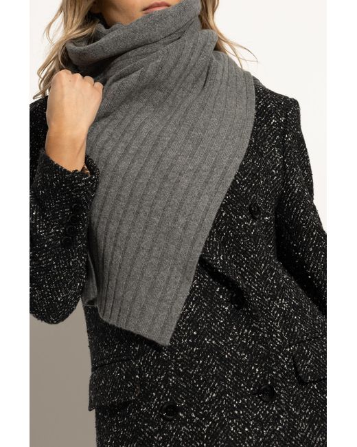 Dolce & Gabbana Gray Cashmere Scarf