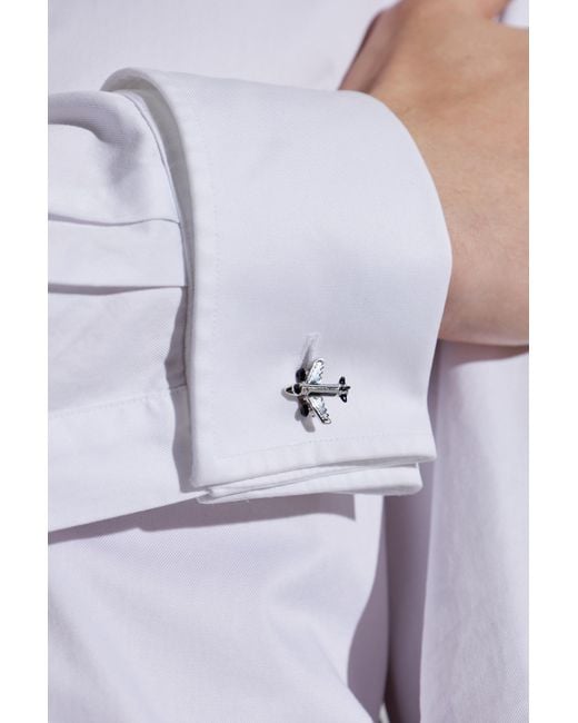 Paul Smith Metallic Cufflinks for men