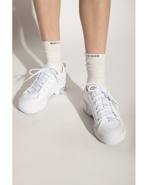 adidas Originals Rubber 'nizza Trek Low' Sneakers in White | Lyst