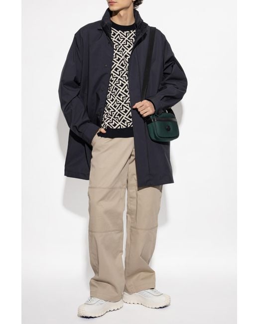 Moncler Blue Two-Layer Jacket Lanche for men