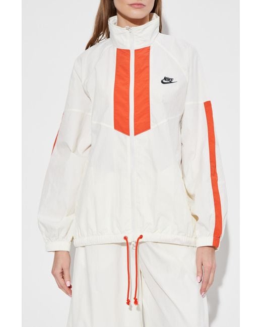 Nike Red Jacket With Logo
