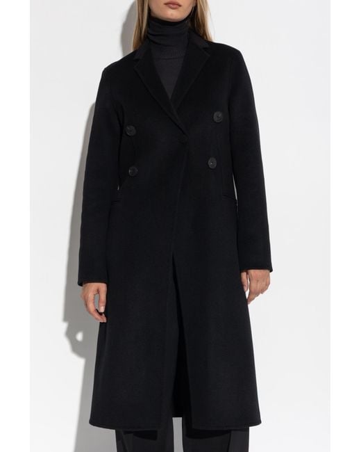 Tory Burch Black Double-Breasted Coat