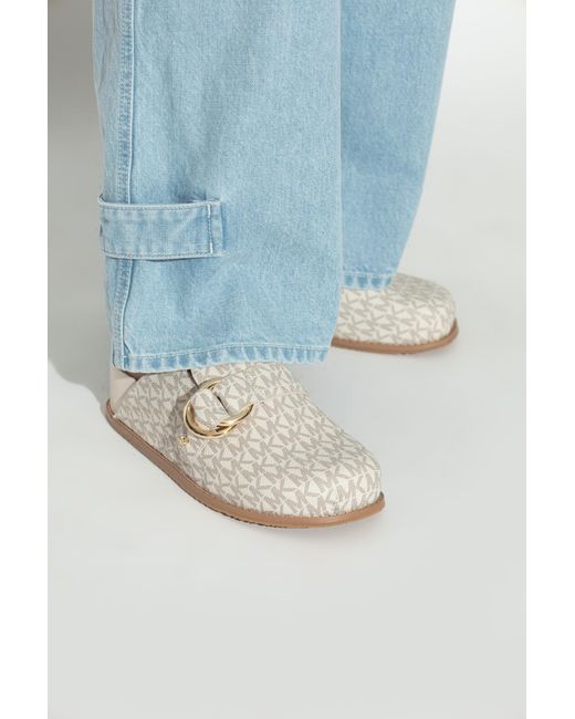 MICHAEL Michael Kors Blue 'Jaden' Slides