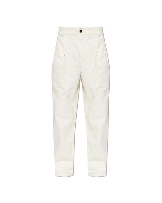 Isabel Marant White 'Ilyan' Jeans for men