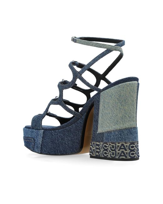Marc Jacobs Blue Kiki Platform Sandals