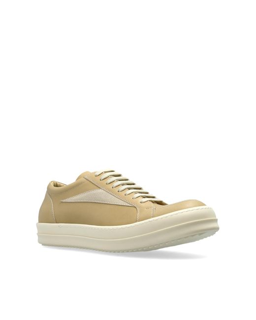 Rick Owens Natural Sports Shoes Vintage Sneaks