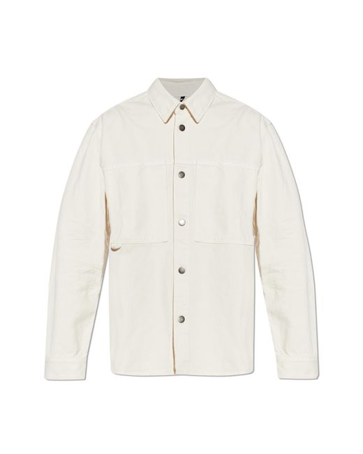 Haikure White 'Arno' Denim Shirt for men