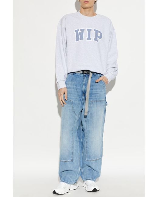 Carhartt Blue 'Double Knee' Jeans for men