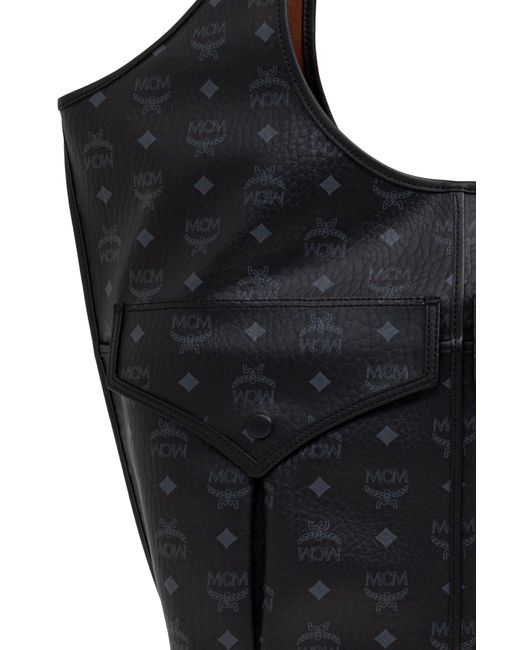 MCM Black Shopper Bag