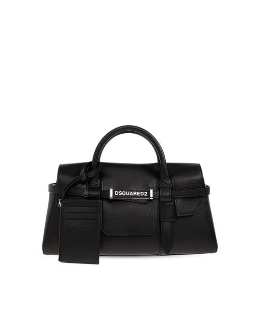 DSquared² Black Suede Handbag