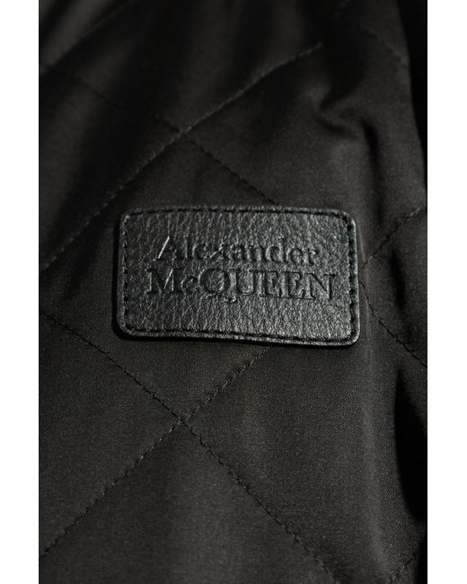 Alexander McQueen Black 'bomber' Jacket, for men