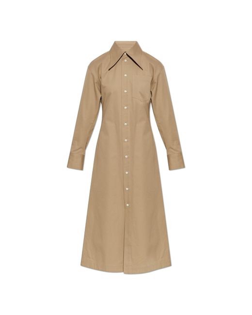 AMI White Shirt Dress