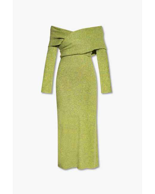 Cult Gaia Green 'zennie' Form-fitting Dress