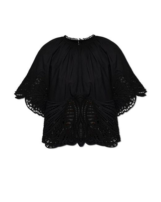 AllSaints Black Top "Femi"