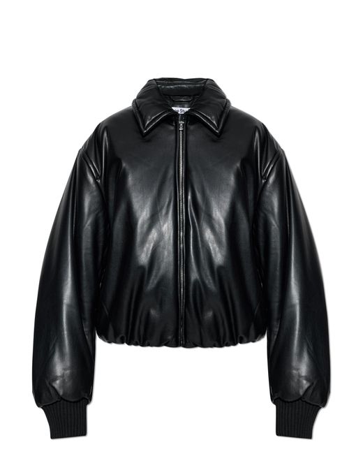 Acne Black Faux Leather Jacket