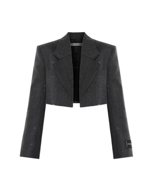 Alexander Wang Black Wool Blazer