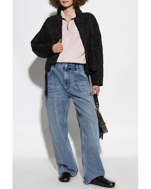 Isabel Marant Pink Sweatshirt "Ross"