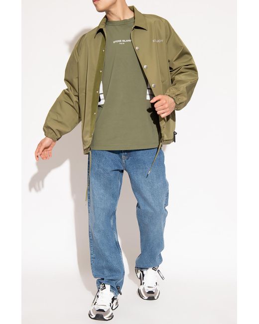 Stone Island Cotton T-shirt With Long 