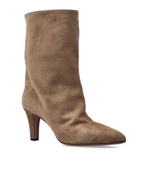 Paris Texas Black 'Elsa' Heeled Ankle Boots