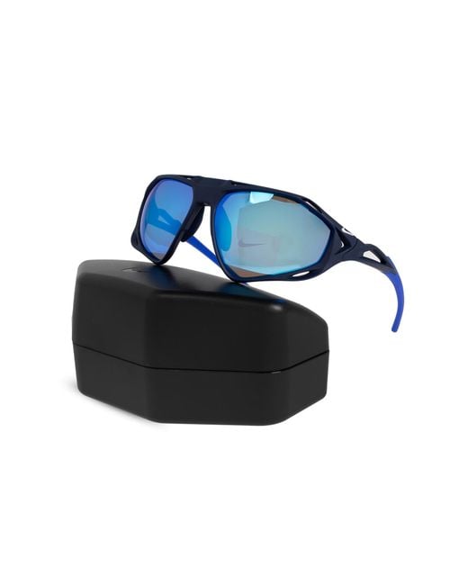 Nike Blue "Zeus Rise" Sunglasses