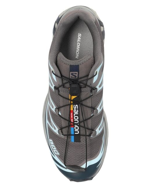 Salomon Black Sports Shoes 'Xt-6' for men