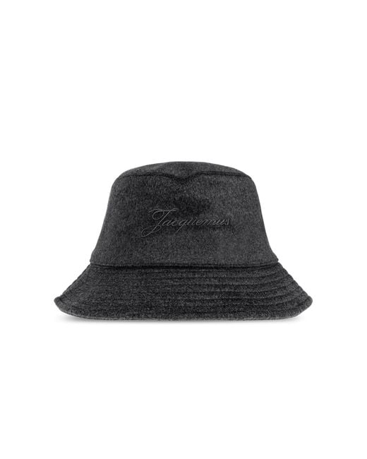 Jacquemus Black Wool Hat 'Cachemiro'