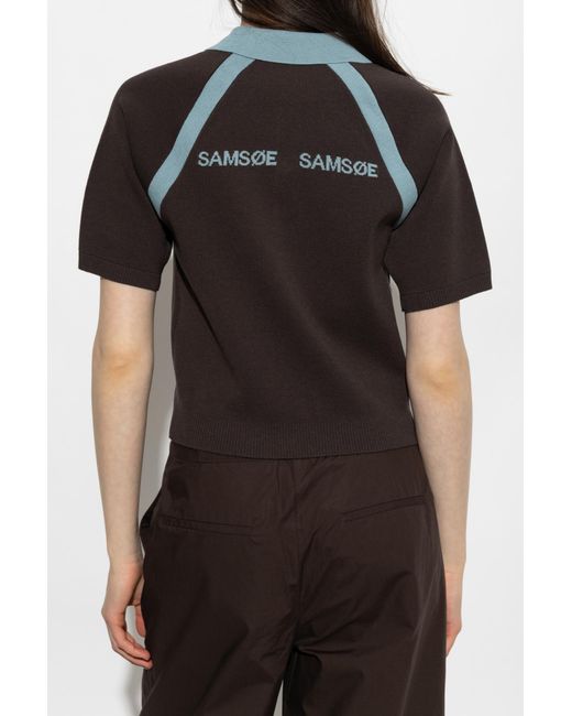 Samsøe & Samsøe Black Polo "Sasimona"